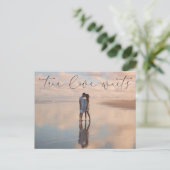 延期結婚発表変更ポストカード ポストカード (スタンド正面)