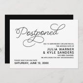 延期結婚発表 招待状 (正面/裏面)