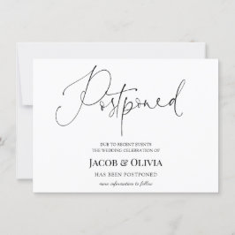 延期結婚発表 招待状