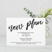 延期結婚発表「新しい計画」 招待状 (スタンド正面)