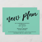 延期結婚 新計画 ルサイトグリーン カード (正面/裏面)