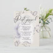 延期結婚 水彩 リラックマス ピオニー 招待状 (スタンド正面)