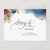 延期/変更のお知らせ ミスティックウェディング 案内ポストカード (正面)