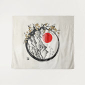 延祖禅：静けさ タペストリー (正面(横))