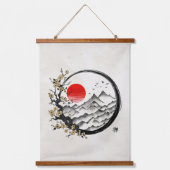 延祖禅：静けさ 吊り下げ型タペストリー (正面)