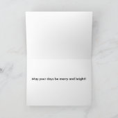 延長コードホリデーカード シーズンカード (内部)