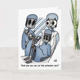 延長コード折り畳みグリーティングカード カード