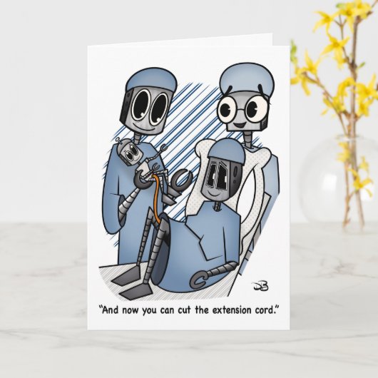 延長コード折り畳みグリーティングカード カード (黄色い花)