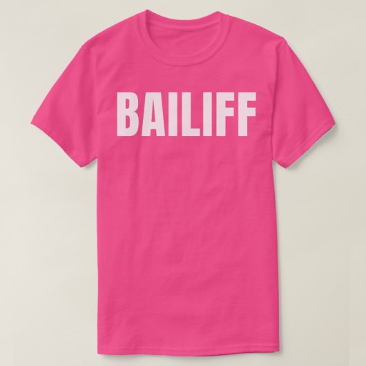 廷吏おもしろい職権職業誕生日ギフトI Tシャツ (デザイン正面)