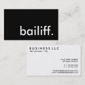 廷吏 名刺 (正面/裏面)