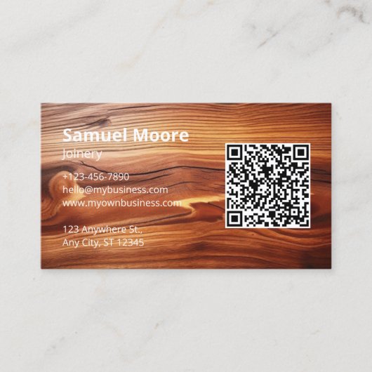 建具スタイリッシュ 名刺 (正面)