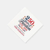 建国250周年記念自由パーティー スタンダードカクテルナプキン (角)