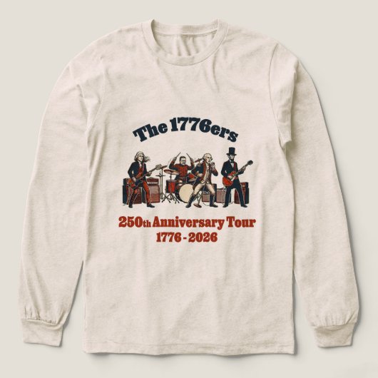 建国250周年記念 - 開拓者ユーモアギフト トライブレンドTシャツ (デザイン正面)