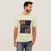 建国250年旗お祝い Tシャツ (正面フル)