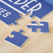 建材付きの一般的な建設作業員 ジグソーパズル (側面)