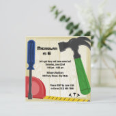 建物おもしろい誕生日 招待状 (スタンド正面)