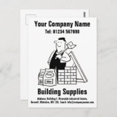 建物がカスタマイズする漫画 ポストカード (正面/裏面)