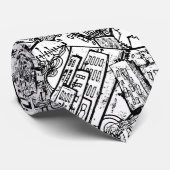 建物のカッコいいのタイ ネクタイ (ロール)