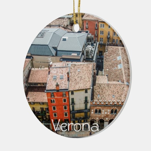 建物のカラフル面の上から表示 セラミックオーナメント (左)