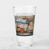 建物のカラフル面の上から表示 タンブラーグラス (裏面)