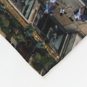 建物のカラフル面の上から表示 フリースブランケット (角)