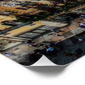 建物のカラフル面の上から表示 ポスター (コーナー)