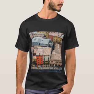建物のカラフル面の上から表示 Tシャツ
