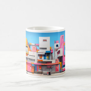 建物のマグカップ コーヒーマグカップ