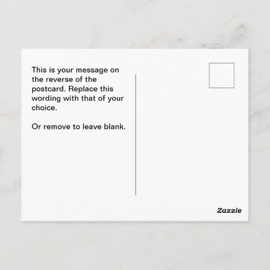 建物の保守修理はがき ポストカード (裏面)