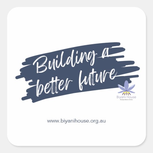 建物の未来 スクエアシール (正面)