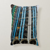 建物の正面の着色されたパイプライン アクセントクッション (裏面(縦))