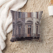 建物の窓ガラスの航空写真 クッション (ブランケット)