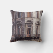 建物の窓ガラスの航空写真 クッション (裏面)