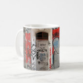 建物の落書き コーヒーマグカップ (正面左)