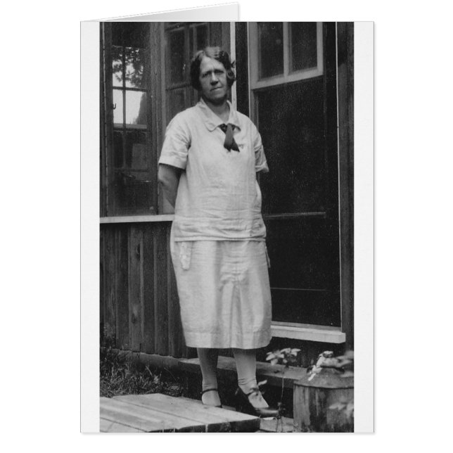 建物の20年代の女性永続的な外側 (正面)