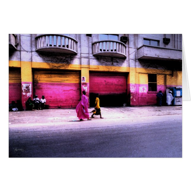 建物の、ダカール一致、セネガル (正面横)