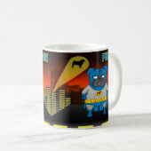 建物のPugman コーヒーマグカップ (正面右)