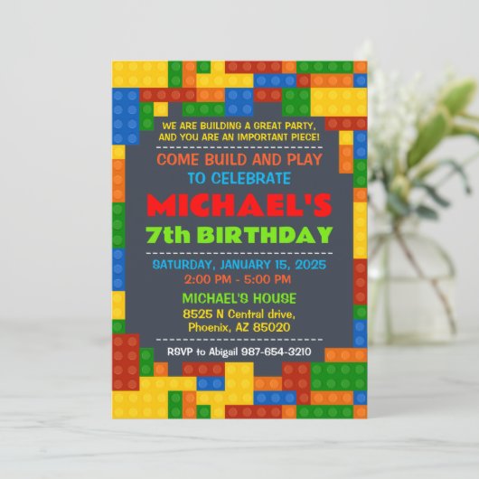 建物は誕生日パーティーへの招待を禁止する 招待状 (スタンド正面)
