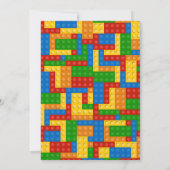 建物は誕生日パーティーへの招待を禁止する 招待状 (裏面)