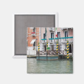 建物は、イタリアのヴェネツィアのウォーターフロントで マグネット (正面/裏面)