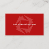 建物または屋根ふきの名刺のデザイン 名刺 (裏面)