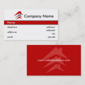 建物または屋根ふきの名刺のデザイン 名刺 (正面/裏面)