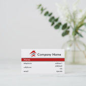 建物または屋根ふきの名刺のデザイン 名刺 (スタンド正面)