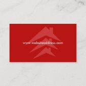 建物または屋根ふきの名刺のデザイン 名刺 (裏面)