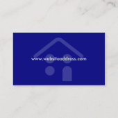 建物または屋根ふきの名刺のデザイン 名刺 (裏面)