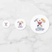 建物を一緒に過ごす | かわいいDIYカップルホーム コンフェッティ (正面)