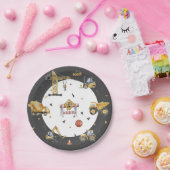 建物アドベンチャーでエキサイティングな少年の誕生日 ペーパープレート (パーティー)
