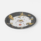 建物アドベンチャーでエキサイティングな少年の誕生日 ペーパープレート (アングル)