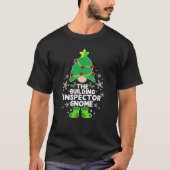 建物インスペクター格言クリスマスファミリーホリデークリス Tシャツ (正面)