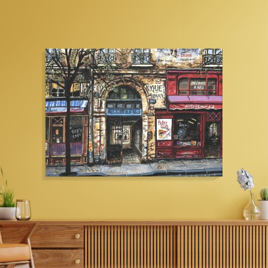 建物インパリスウォーターユニークカラー キャンバスプリント (インサイチュ (リビング))